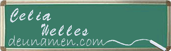 Celia Welles Visitenkarte